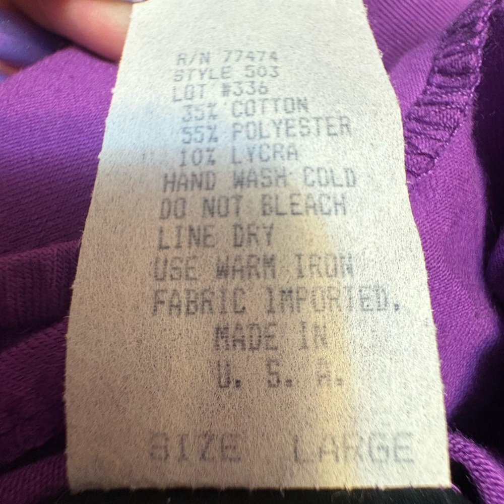Vintage Purple Women's Jumpsuit - Picture 5 of 5